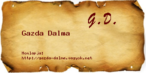 Gazda Dalma névjegykártya
